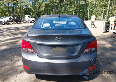 2016 Hyundai Accent Se из США, поврежденный, VIN KMHCT4AE4GU964587